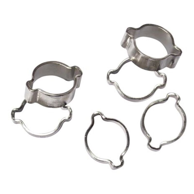 Stanley - Adjustable Hose Clamps Ø 8–13 Mm, Stainless Steel, For Car Appliances Garden Irrigation, Leakproof Fit, Easy To Install And Reusable,