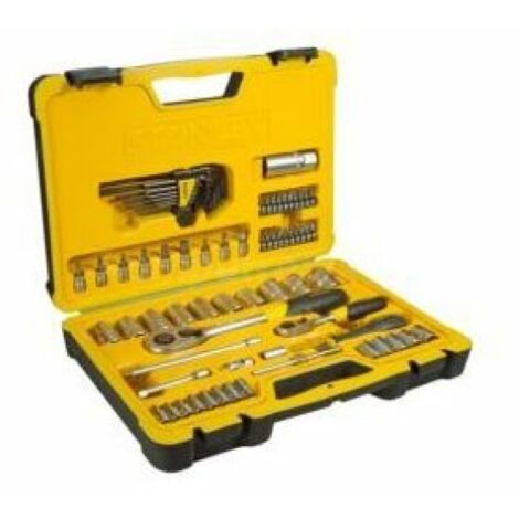 STANLEY SCHRAUBE SET 1/4",1/2" 75 Stk.