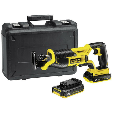 Stanley - Scie sabre à batterie 18V 2Ah Li-Ion - FMC675D2