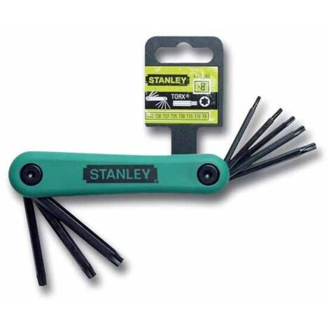 Stanley set 8 chiavimaschio brugole esagonale torx 469263