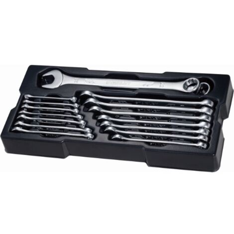 Stanley - Set di 16 chiavi a combinate a cricchetto STMT1-74178