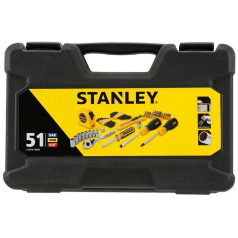 Stanley Set di attrezzi professionale 51 pezzi valigetta compatta