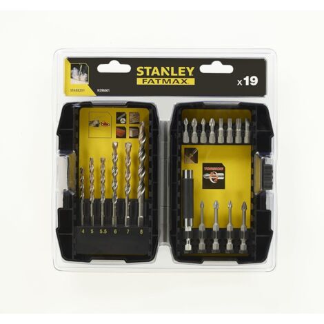 STANLEY - SET PUNTE PER AVVITARE E FORARE 19PZ