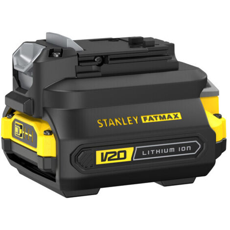 Stanley SFMCB100 XJ Batterieadapter Schwarz 18 Volt