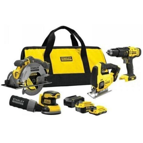 Stanley SFMCK465D2T Taladro percutor y sierra de sable