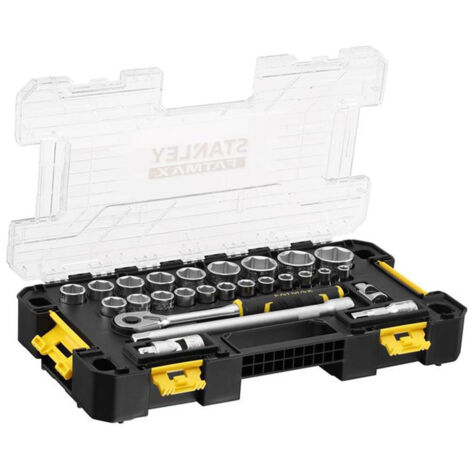 Stanley Sockets and Wrench Sets Hand Tools Brand, Multi-Colour