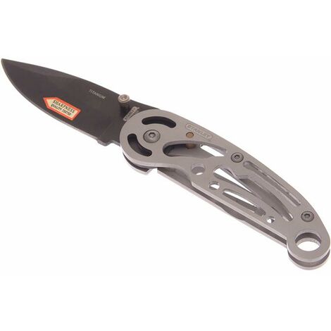 Stanley STA010253 Skeleton Liner Lock Titanium-Coated Stainless Steel Blade 100 g 23 mm