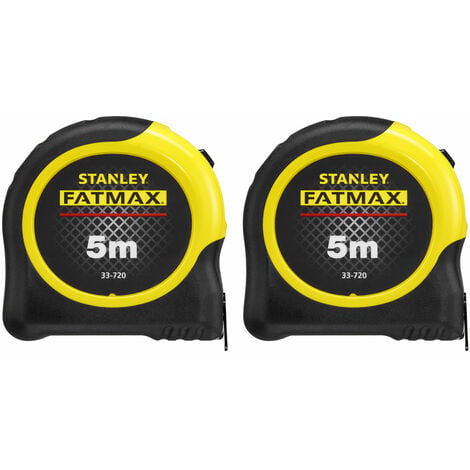 Stanley STA033720 Fatmax Armor Metric 5m Tape Measure Twin Pack