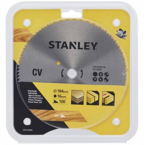 STANLEY STA10205 L�MINA CIRCULAR CROMADA MM.184