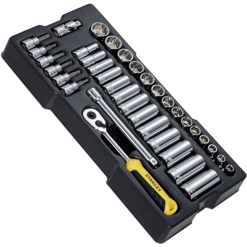 Stanley - STMT1-74174 Transmodule. 36 piezas de mecánica métrica 3/8"