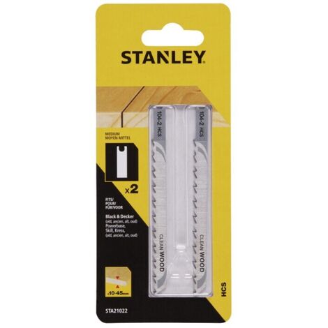 STANLEY STA21022 2 LAME LEGNO T/MEDIO ATT U
