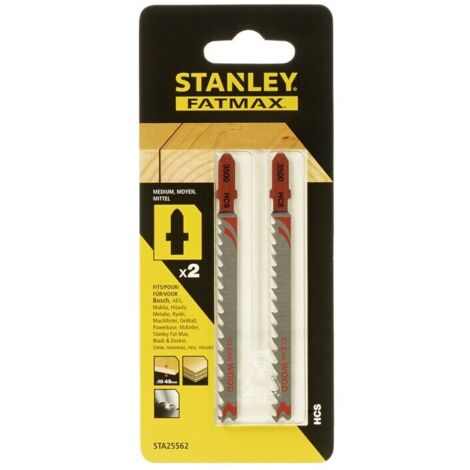 STANLEY STA25562 2 LAME LEGNO T/MEDIO ATT. T