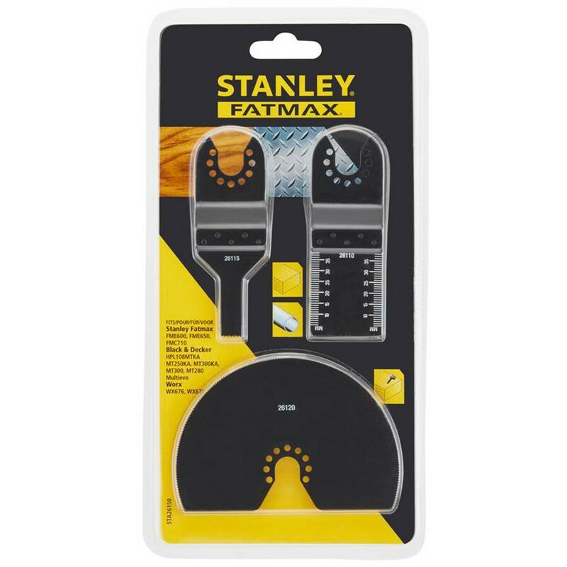 

STA26150-XJ - Juego de 3 piezas para trabajar con madera. Incluye STA26110 STA26115 STA26120 - Stanley