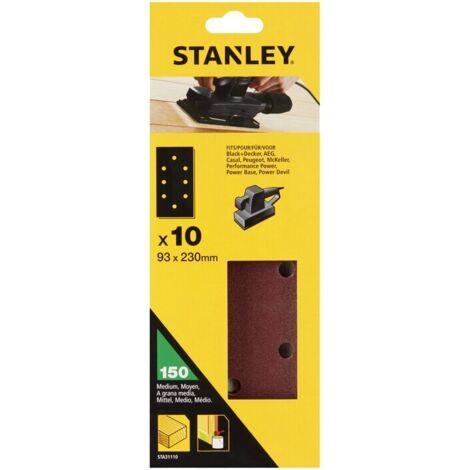 STANLEY STA31110 10 FOGLI FOR. B+D 93X230 GR 150