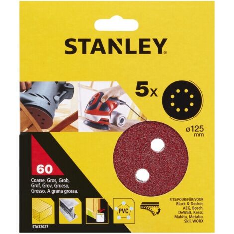 STANLEY STA32027 5 DISCHI VEL ROT ORB 125 GR 60