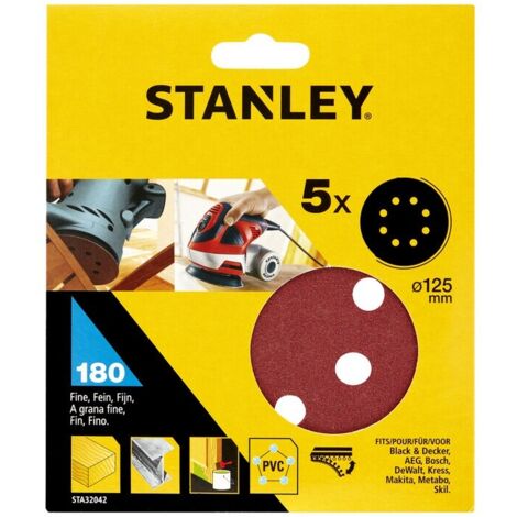 STANLEY STA32042 5 DISCHI VEL ROT ORB 125 GR 180