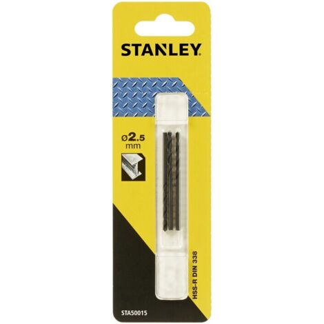 STANLEY STA50015 PUNTA HSS 2,5 MM 3 PZ