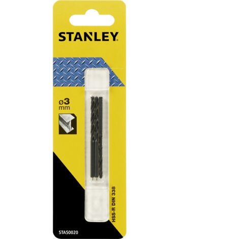 STANLEY STA50020 PUNTA HSS  3 MM 3 PZ