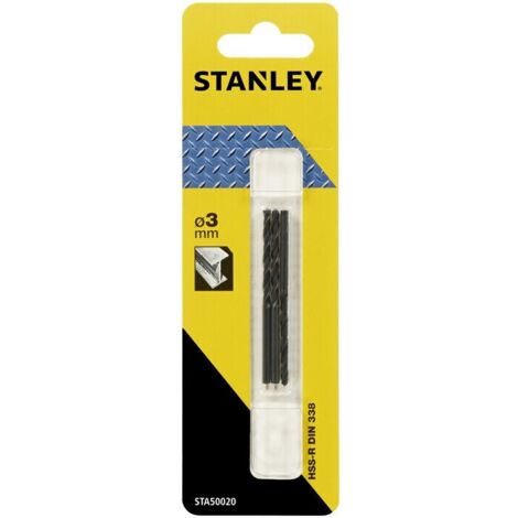 STANLEY STA50020 PUNTA HSS 3 MM 3 PZ