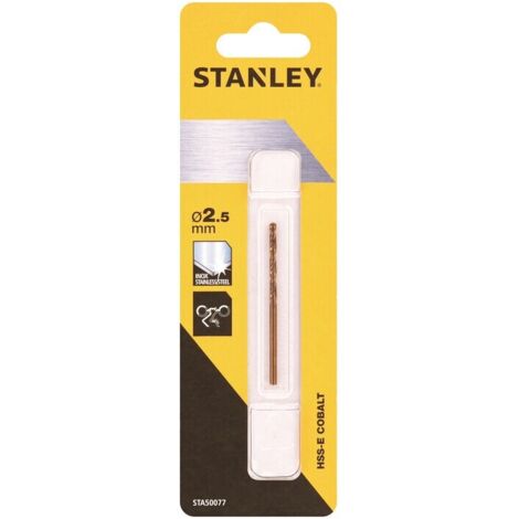 STANLEY STA50077 PUNTA AL COBALTO 2,5 MM