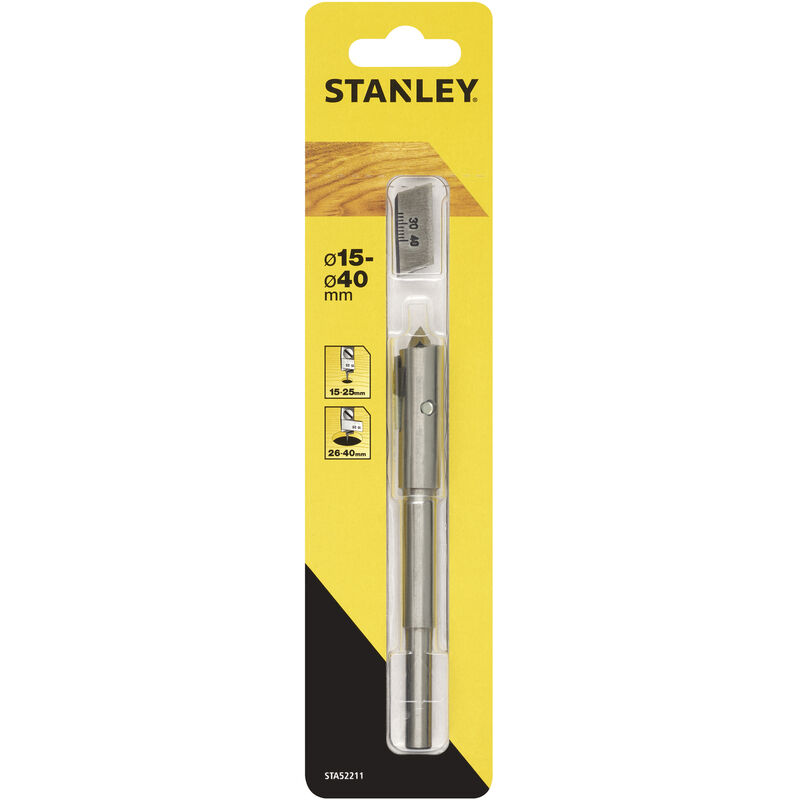 

Stanley STA52211-QZ Broca de pala ajustable ø 15 - 40 mm