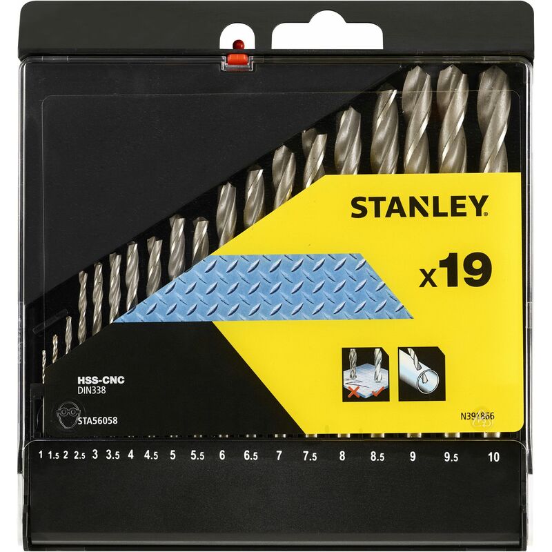 

Stanley ® - Stanley STA56058-QZ Cassette con 19 brocas HSS-CNCpara meta