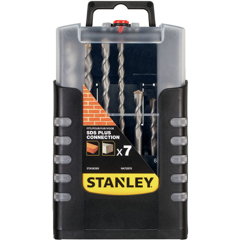 

Stanley ® - Stanley STA56260-XJ Juego de 7 brocas SDS-Plus para piedra