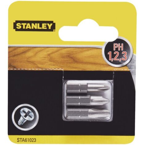 STANLEY STA61023 3 INSERTI MM.25 PH 1-2-3