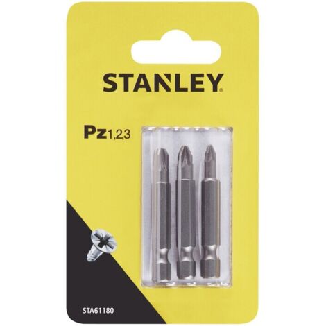 STANLEY STA61180 3 INSERTI MM.48 PZ 1-2-3