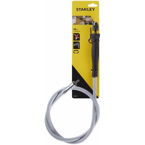 Stanley STA66457-QZ Eje flexible. Longitud: 1300 mm. Hasta 6mm