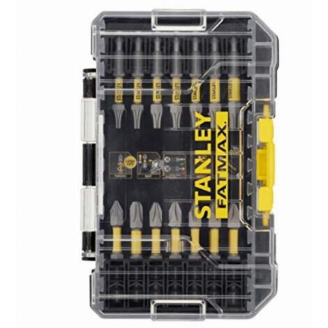 Stanley STA88558-XJ Fatmax Set Punte Cacciavite Torsione Miste 22 Pezzi