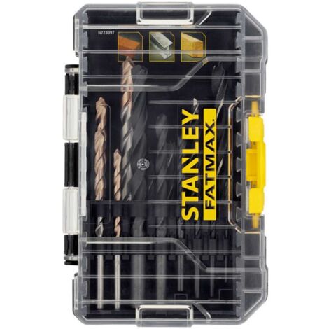 Stanley STA88561-XJ Forets de précision pour métal Cassette de 2 à 8 mm 14 pièces