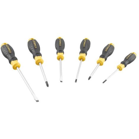 Stanley STHT16172-0 CUSHION GRIP Screwdriver Set, 6 Piece STA016172