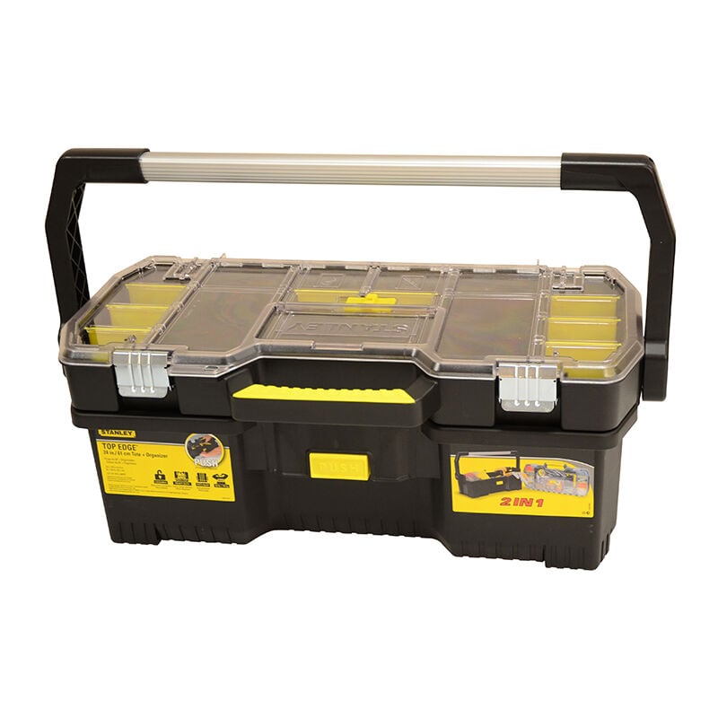 24 Inch Large Robust Toolbox Tote Tray Organiser STA197514 - Stanley