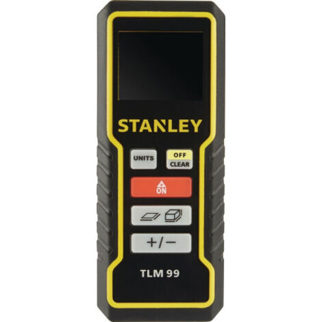 Stanley – Télémètre laser Tlm99 – Portée 0,10 à 30 m – Précision +/- 2,0 mm – Protection IP40 – Alimentation 2 piles AA incluses