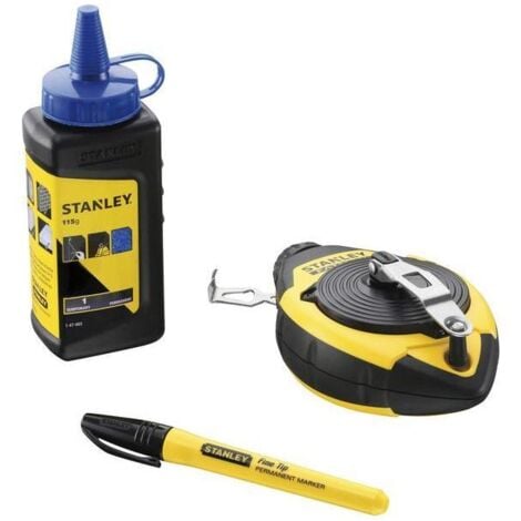 Tiralíneas fatmax® 30m + polvo + nivel de cordel 0-47-681 stanley