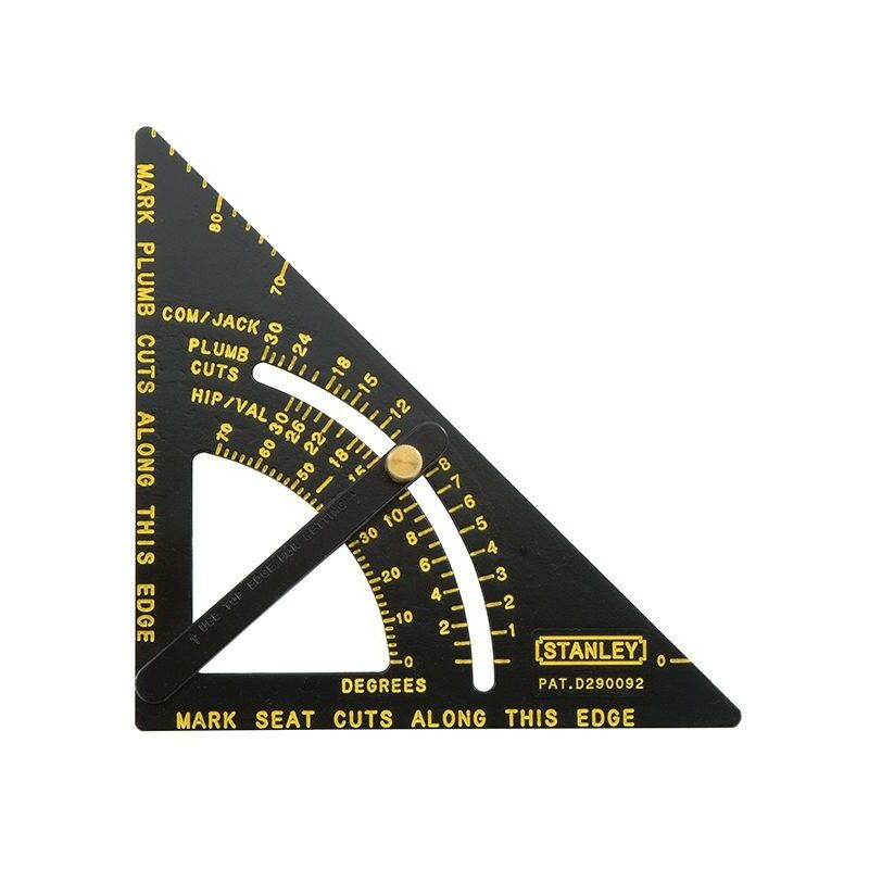 STA46053 Adjustable Quick Square 170mm Roofing Angle Quick Square 46-053 - Stanley