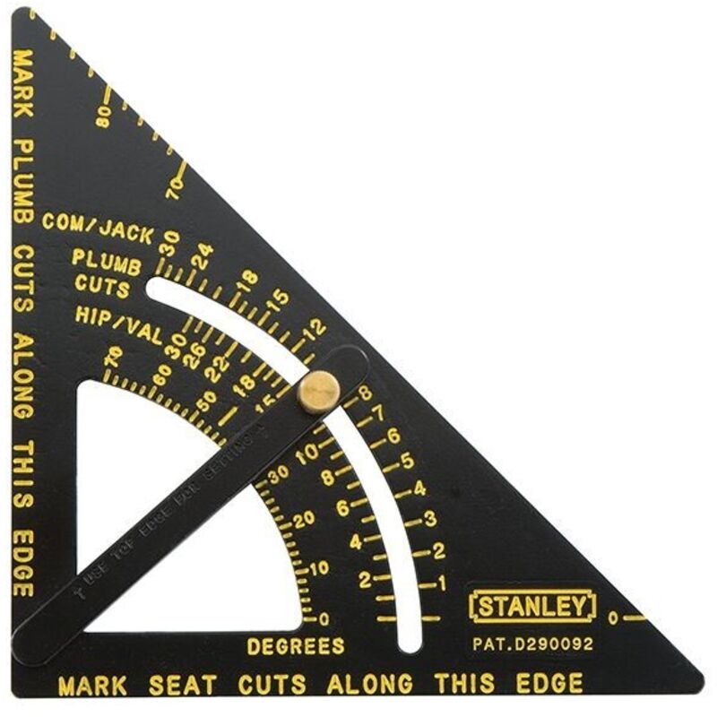 Stanley - STA46053 Adjustable Quick Square 170mm Roofing Angle Quick Square 46-053