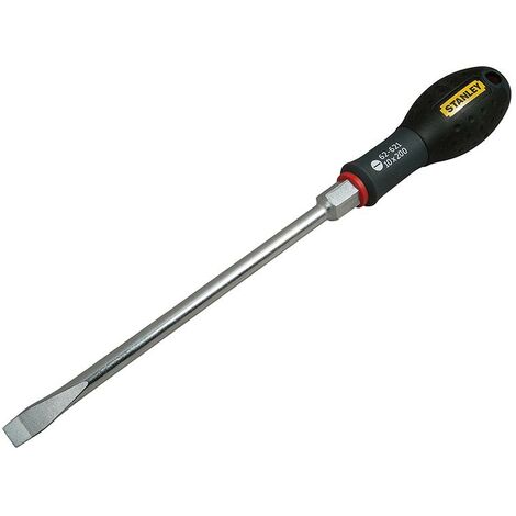 Stanley Tools Fatmax Bolster Screwdrivers Flared Tip 10 X 200Mm