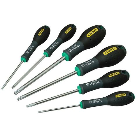 Stanley Tools Fatmax Screwdriver Set, 6 Piece Tamper-Proof Torx