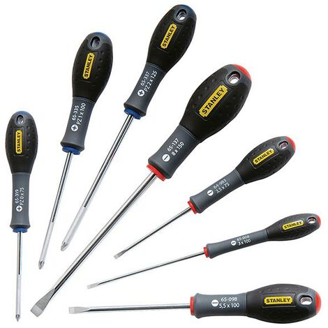 Stanley Tools Fatmax Screwdriver Set, 7 Piece Sl/Pz