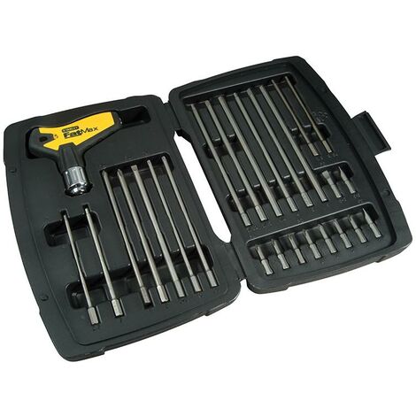 Stanley Tools Fatmax T Handle Ratchet Power Key Set 27 Piece