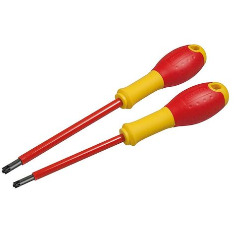Stanley Tools Fatmax Vde Insulated Borneo Pozi Scewdriver Set Of 2