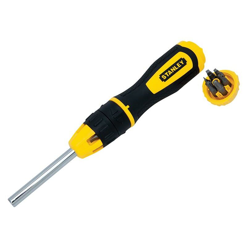 Stanley - Tools Multibit Ratchet Screwdriver &10 Bits