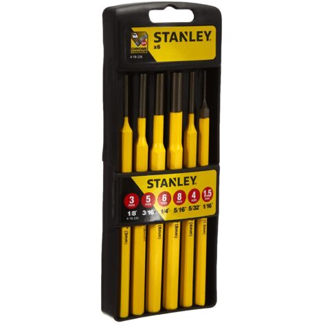 Stanley Tools Parallel Pin Punch Set 6 Piece