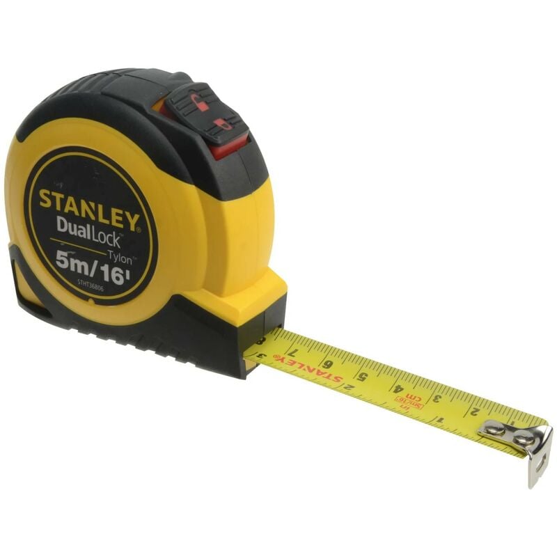 5m 16ft DualLock Tylon Tape Measure Metric and Imperial STA036806 - Stanley