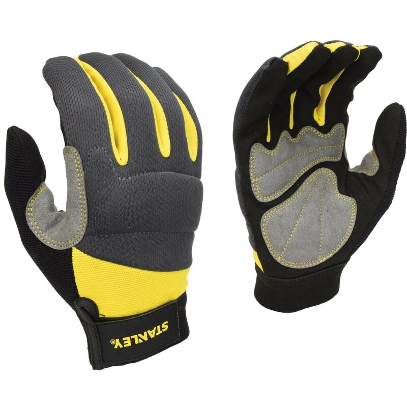 Full Finger Performance Gloves Breathable Work Site Glove Large - Stanley