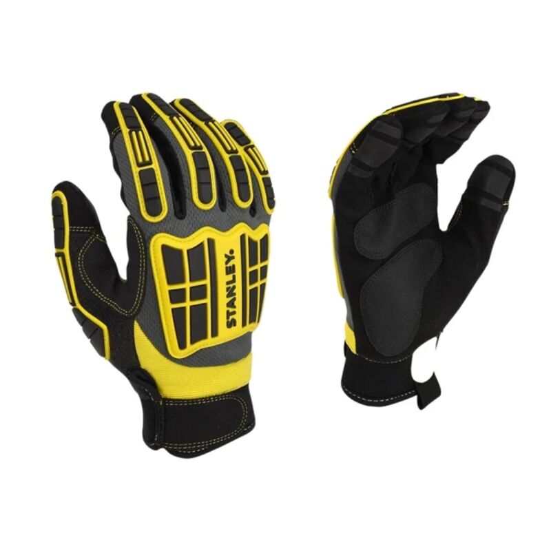 Stanley - Extreme Performance Gloves tpr Knuckle Impact Protection pvc Palm Large