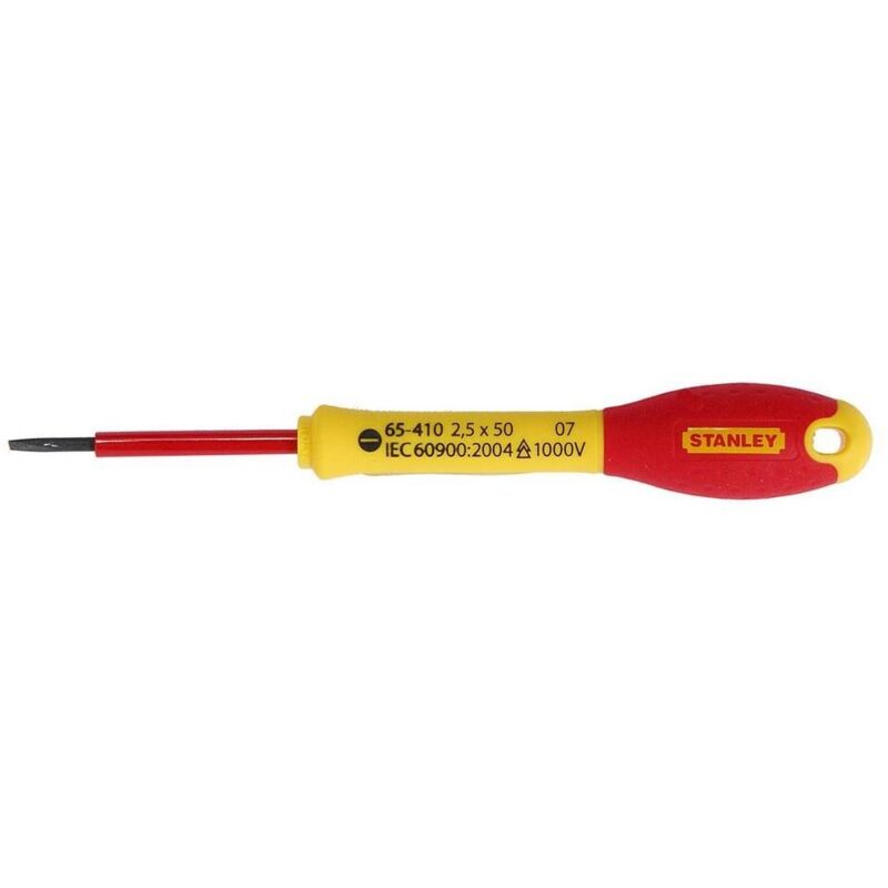FatMax Tournevis Electricien VDE 2 5 X 50mm Stanley 3253560654108 - vue 2