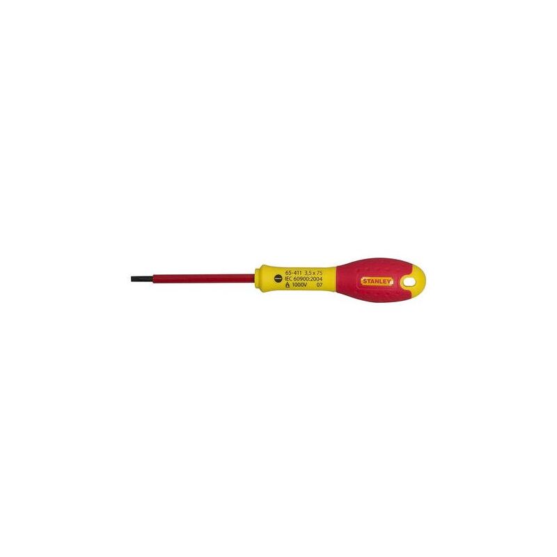 Tournevis isolé Stanley pour vis Fendu 3 5 mm VDE/ Prix pour 1
